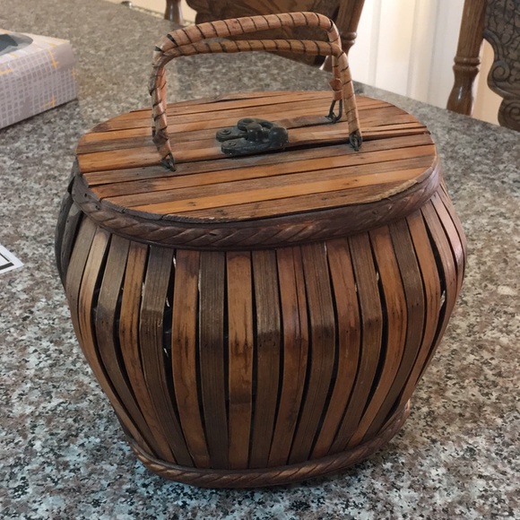 Other - Antique Wooden Purse Decor